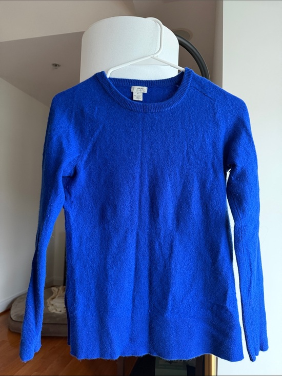 Halogen Sweaters - 100% Cashmere Women's Crewneck Sweater in Bright Blue